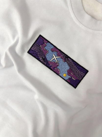 Purple Horizon Nakışlı Tshirt