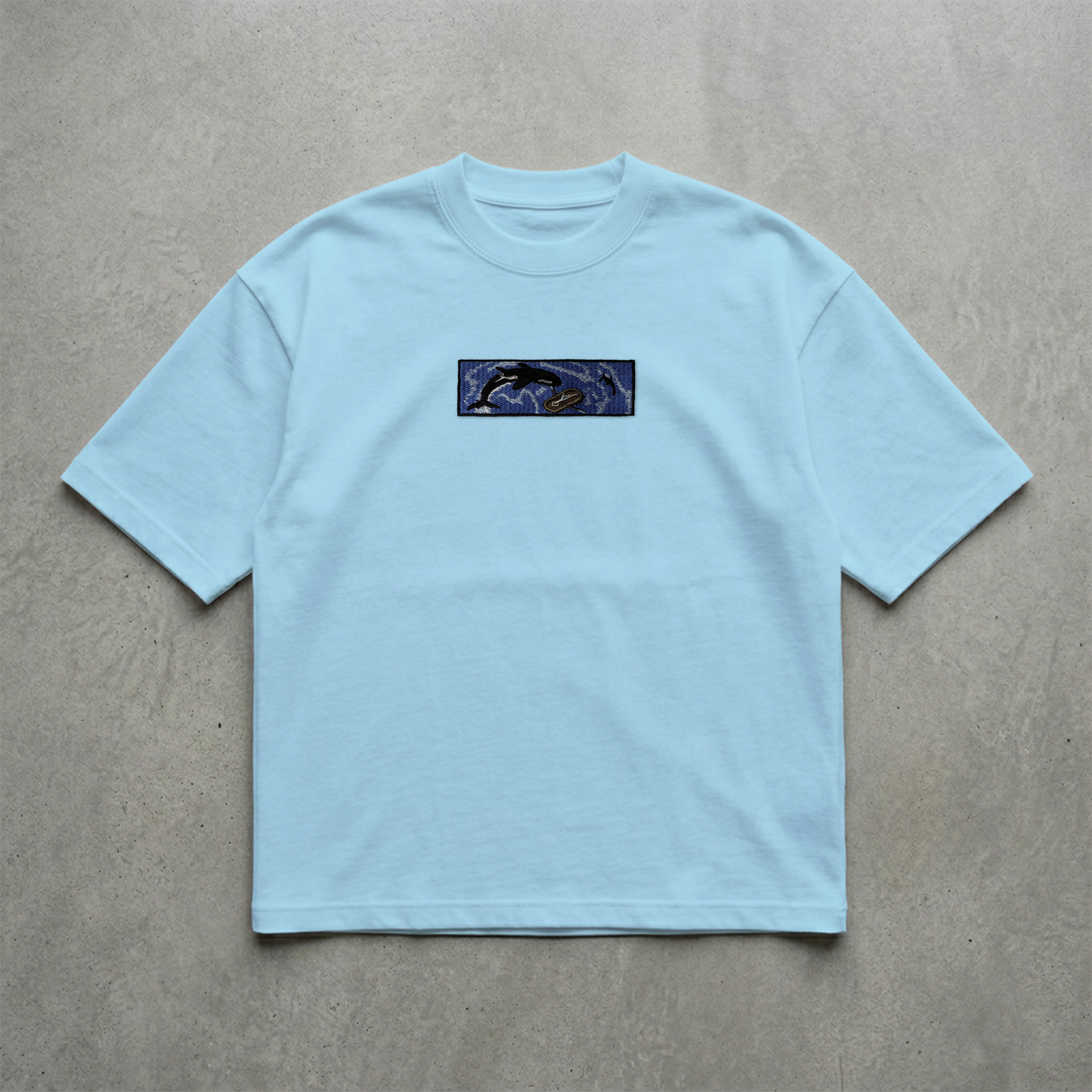 Okyanus Nakışlı Tshirt