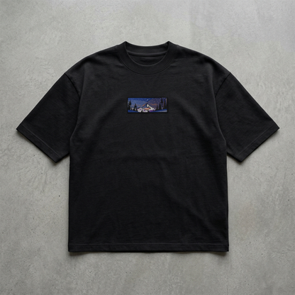 Gece Yarısı Nakışlı Tshirt