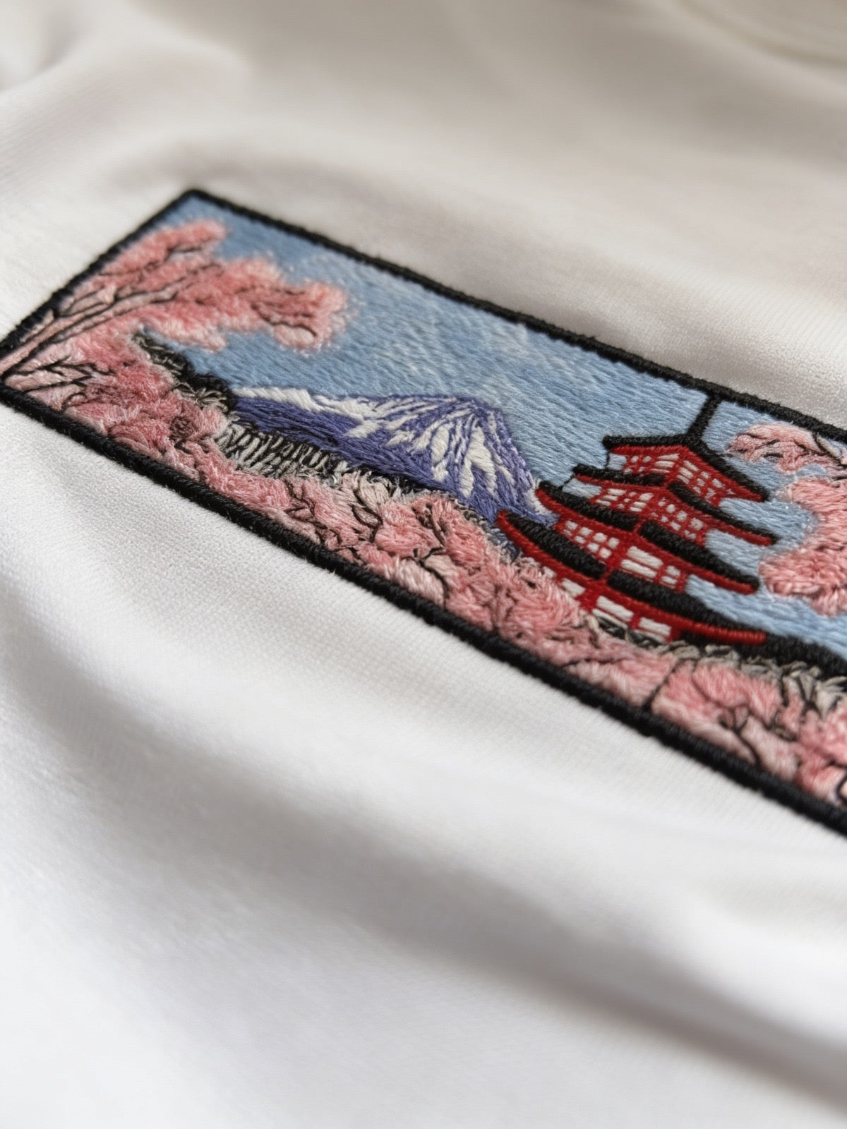 Fuji Japon Nakışlı Tshirt