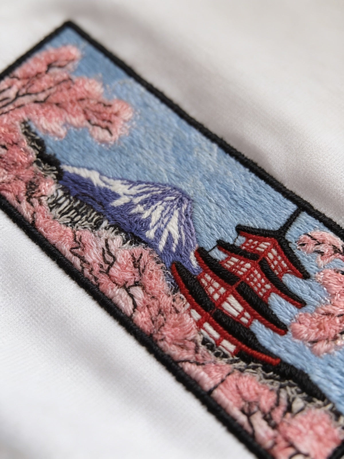 Fuji Japon Nakışlı Tshirt