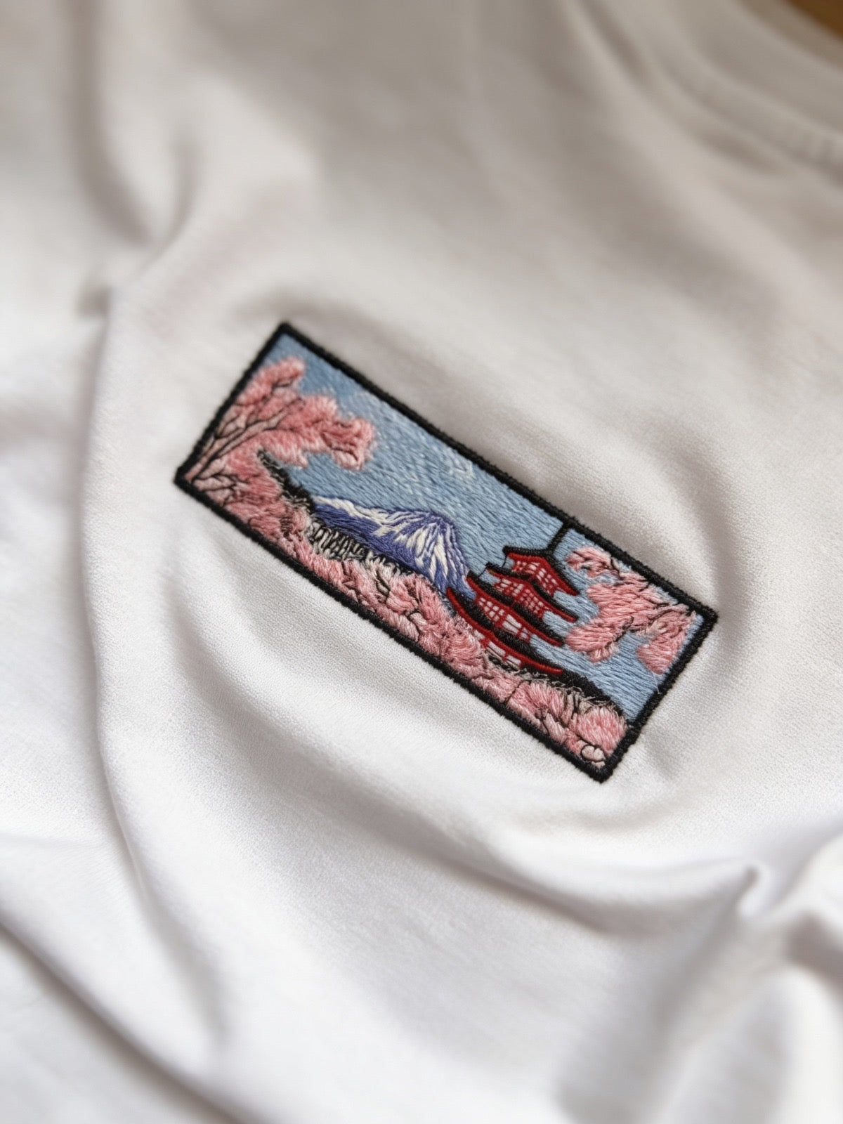 Fuji Japon Nakışlı Tshirt