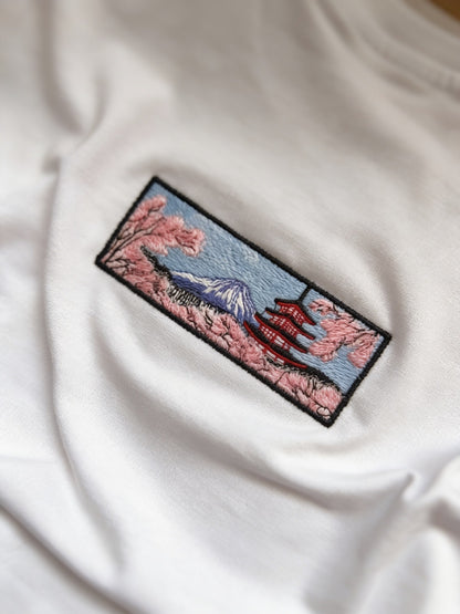 Fuji Japon Nakışlı Tshirt