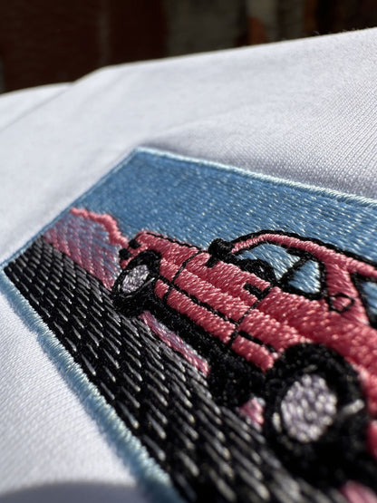 Tozlu Yol Nakışlı Tshirt